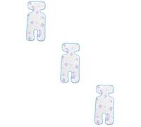 ibasenice 3 Pièces Tapis Universel Poussette Voiture à Pousser Bébé D' -petit Housse De Cool Tapis De Protection Poussette Bébé Gel Fibre De Bambou