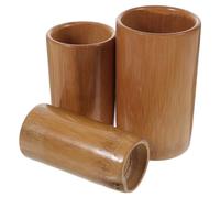 ibasenice 3 pièces Ventouses Bambou Résistantes pour Thérapie par Ventouses Chinoises Outils de Massage Santé Bambou Moyenne à Très Large Usage Familial
