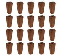 ibasenice 30 Pièces Cubes de Culture Hors-Sol pour Germination et Substrat | Fibre de Coco et Tourbe, Environnement Racinaire Stable, Jardinage sans Terre en Système Hydroponique