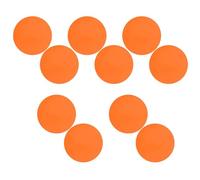ibasenice 30 Pièces Feuille de Décoration Lumineuse Colorée 66mm en Pet Orange | Tubes et Projecteurs, Diffusion Homogène, Adoucit les Faisceaux, Pose Simple
