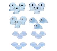ibasenice 30 Pièces Miniature Figurines Glow in The Dark Luminous Resin Aliens for DIY Crafts Fairy Garden Desk Ornaments Unique Extra-Terrestrial Designs