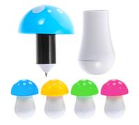 ibasenice 30 Pièces Stylos Champignons à Bille Rétractable, Plastique | Stylo Encre Bille, Accessoire Écriture Portable, pour Journaux, Récompenses Enseignants, Cahiers et Paquet Couleur Aléatoire
