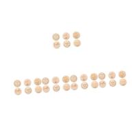 ibasenice 30pièces Cartes Bois Décoratives Pour Disques De Repères De Croissance Style Aléatoire