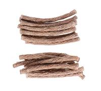 ibasenice 30Pièces Corde Amadou Accessoire Indispensable pour Camping Barbecues Pratique pour Feux de Camp et Situations Urgence Pours Aventuriers