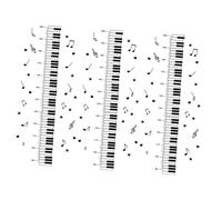 ibasenice 3feuilles Sticker De Mesure Pour Décalcomanie Murale Motif Piano Amusant Adornment De Chambre Amovible Et Réutilisable Pour Murs Lisses Et Meubles