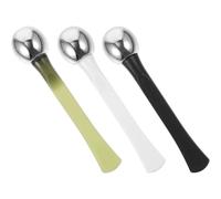 ibasenice 3pièces Bâtonnets de Massage des Yeux de Outil de Soin Facial pour Réduire Poches et Rides Compact et Portable Accessoires de Beauté pour Application de Crème
