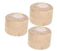 ibasenice 3pièces Boîte De Rangement Pour Première Coupe De Cheveux Souvenir Pour Garçon Et Fille Contenant De Mèche De Cheveux