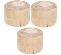 ibasenice 3pièces Boîte De Souvenir Pour Première Coupe De Cheveux Bois Rangement Pour Cheveux De Garçon Et Fille Mémorable Pour Nouveaux Parents