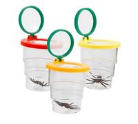 ibasenice 3pièces Boîte Observation des Insectes avec Loupe Conteneur à Insectes Portable Et Réutilisable pour Étudier Les Petites