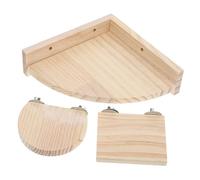 ibasenice 3pièces Jouets pour Hamster Plateforme De Saut Délicate Planche Escalade pour Écureuil Tremplin Pratique pour Animaux De Compagnie