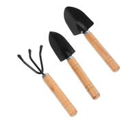 ibasenice 3pièces Kit Outils De Jardinage avec Râteau Bêche Et Truelle Ensemble De Outils pour Plantation De Fleurs Et Entretien De Jardin Poignées Ergonomiques