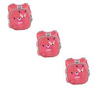 ibasenice 3pièces Laisse De Poignet Réfléchissante Pour Garçon Fille Anti-perte Ajustable Câble Traction Pour Garçons Et Filles Design Cerf Rose