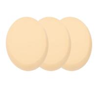 ibasenice 3pièces Oval Powder Puff Set Makeup Sponge Reusable Women Cosmetic Tool For Wet And Dry Application
