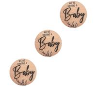 ibasenice 3pièces Panneau Annonce De Naissance Pour Décoration De Nouvelle Arrivée Idée Pour Nouveaux Parents Accessoire Photo Hôpital Et Maison