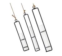 ibasenice 3pièces Tube Hydroponique Verre avec Support Jardinière Tubulaire Suspendue pour Maison Tube Verre pour Fleurs