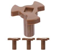 ibasenice 4 accouplements de moteur pour plateau tournant de micro-ondes - Cadre de support de guidage à rouleaux 1,3 x 1,2" - Accouplement d'entraînement de remplacement pour plateau
