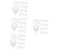 ibasenice 4 ensembles Boîte À Engrais Pour Jardin Bonsaï D'Intérieur Outil De Fertilisation Récipient De Fertilisation Pour Plantes Acier Inoxydable 30 pièces * 4