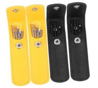 ibasenice 4 ensembles Kit Nettoyage Oreille Portable de Auriculaires Acier Inoxydable Accessoires Anti-cérumen Légers et Résistants pour Massage et Retrait Cire Ensemble Compact et Pratique