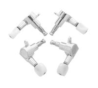 ibasenice 4 Ensembles Ukulele String Tuners Stainless Steel Full Enclosed Tuning Pegs Replacement For Banjo Acoustic Instruments Compact For Beginners And Professionals
