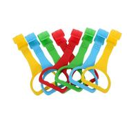 ibasenice 4 Paires Anneaux de Traction pour Garçon Fille Lot de Anneaux de Soutien pour Apprentissage Marche Accessoires de Lit et Parc de Jeu Aide Position Debout pour Garçon Fille Bleu