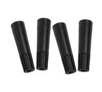 ibasenice 4 pièces Adaptateur de Manche de Balai à Visser Embout Fileté Robuste Plastique Connexion Sécurisée pour Balai Raclette et Brosse de Polyvalent pour Outils de Nettoyage Ménager