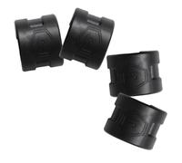 ibasenice 4 Pièces Anneaux de Protection de Chaîne VTT en Caoutchouc, Noirs | Protection Anti-collision, Légers et Résistants aux Chocs, pour Fourche Arrière de Vélo de Montagne