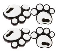 ibasenice 4 Pièces Autocollant Antidérapant pour Ski en Silicone Blanc Système de Remplacement Facile pour Plus de Stabilité Pistes