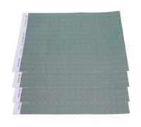 ibasenice 4 Pièces Autocollants de Décoration pour Maison Miniature Papier de Revêtement Adhésif pour Dollhouse à Eau DIY Accessoires Élégants Décor Miniature