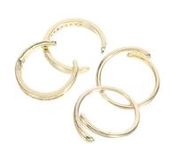ibasenice 4 pièces Bague Orteil Femme Réglable Boho Anneaux Ouverts Légers avec Cristaux pour Bijoux de Pied été Plage Confortables et Durables