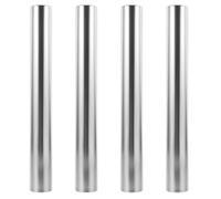 ibasenice 4 Pièces Bâton de Relais en Aluminium, Structure Cylindrique | Alliage D'aluminium Anodisé, Léger et Stable, Respectant les Normes Officielles, pour Entraînements et Événements Extérieurs
