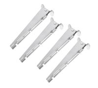 ibasenice 4 Pièces Bras de Clôture Extensible Galvanisé pour Chiens et | Acier Galvanisé, Fixation Facile et Sécurité Renforcée, Usage Jardin et Commercial, Hausse de Hauteur