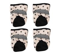 ibasenice 4 Pièces Chaussures pour Animaux de Compagnie de Pattes Chaussures de Compagnie pour Chien Bottes pour Chiens Chiffon Yellow
