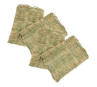 ibasenice 4 Pièces Coussins de Nidification pour Poules de Tapis Paille pour Coopérative Litière Réutilisable et Durable Matelas Casse pour Œufs Adaptés Aux Cages de Poules