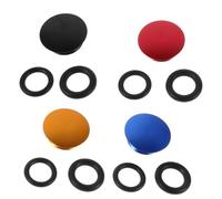 ibasenice 4 Pièces Couvertures de Protection pour Manivelle Alliage Aluminium Capuchons Anti-poussière et Robustes pour Tout-Terrain et Route Adaptés Aux Moyeux Creux