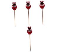 ibasenice 4 Pièces Détecteur Humidité Sol pour Plantes Testeur Multifonctionnel Instrument de Mesure Pratique pour Jardinage Intérieur et Extérieur Évaluation Facile pour et Légumes