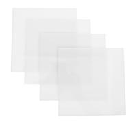 ibasenice 4 Pièces Diffuseur de Plafonnier LED en Acrylique Blanc 15cm Fonction Anti-éblouissement pour Bureau et Fête, Couverture Solide pour Panneau Lumineux