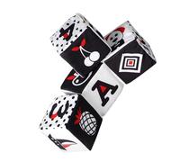 ibasenice 4 pièces Jouets Empilage Garçon Fille Blocs de Construction Sensoriels Éducatif Précoce pour Développement Cognitif et Motricité Fine Adapté Tout Naissance