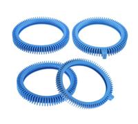 ibasenice 4 Pièces Kit de Pneus Avant et Arrière Bleus PVC pour Nettoyeur Piscine Accessoires de Remplacement Robustes Installation Facile Durables pour Entretien