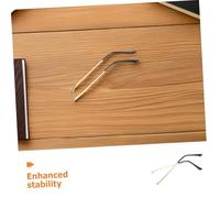 ibasenice 4 Pièces Metal Eyeglass Arms Replacement Kit With Double Tooth Design Sunglasses Temple Legs For Eyewear Repair And DIY Upgrade