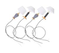 ibasenice 4 Pièces Miniature Dollhouse Table Lamps LED Switch Realistic Mini Desk Lights for DIY Micro Landscape and Architectural Models