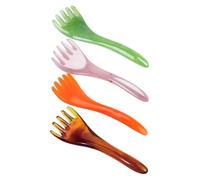 ibasenice 4 pièces Peigne de Massage Du Chevelu Résine Grattoir Tête Portable Anti-statique pour Relaxation Circulation Sanguine et Soulagement des Maux de Tête Couleur Couleur Aléatoire