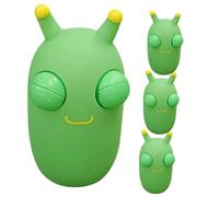 ibasenice 4 Pièces Presser La Main Relaxant Hyperactivité Trouble Dessin Animé Fête Enfants Créatif Presser Balle PVC Vert