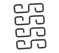 ibasenice 4 Pièces Rain Chain Gutter Adapter Clips Metal Installation Hooks for Secure Roof Drainage Compatible with Various Gutter Stable and Aesthetic Downspout Accessories