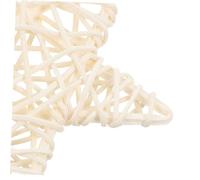 ibasenice 4 pièces Set de Jouets Rotin Étoile pour Animaux à Mâcher Fuite de Nourriture Nettoyage des Dents pour Hamsters et Petits Animaux Durable et Ludique