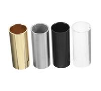 ibasenice 4 pièces Slides Métalliques pour Guitare Électrique et Acoustique Glissières pour Cordes Moyennes Confort Ergonomique Tonalité Blues Country Jazz Accessoires Musicaux