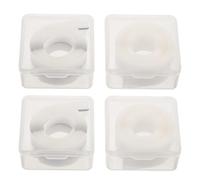 ibasenice 4 rouleaux de bandes adhésives pour extensions de cils : 101,6 cm/rouleau de bande pour faux cils - Application instantanée, effet naturel, longue tenue, application facile et résistante