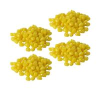 ibasenice 400 Leurres Souples Imitant Le Maïs Jaunes, Appâts Flottants pour Pêche la Carpe en Eau Douce, Kit de Pêche 400 Pièces, Leurres Souples Flexibles et Résistants pour Rivières,