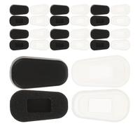 ibasenice 48pièces Plaquettes de Rechange pour Lunettes Silicone Antidérapantes Souples Nez Monture Confort Vision Soleil
