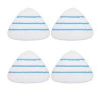 ibasenice 4pcs Coussinets Triangulaires Lavables en Microfibre pour Balai Vapeur, Lingettes de Nettoyage Réutilisables, Nettoyage des Sols et Coins