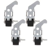 ibasenice 4pcs Galet Presseur en Fer et Caoutchouc 9mm pour Lecteur Stéréo à Cassette, Stabilité et Portabilité Faciles, pour Réparation D'enregistreur Audio